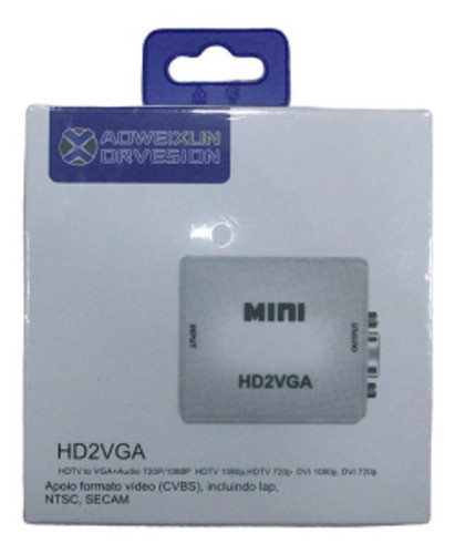 Caja Convertidora Hdmi A Vga -pack X 2 Unidades - Sonivox 1