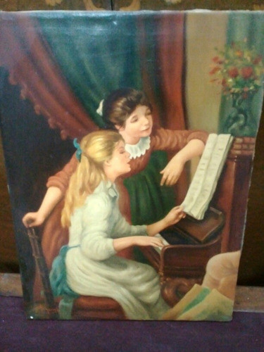 Cuadro Óleo  Reproducción De Renoir Por H.gerard 1
