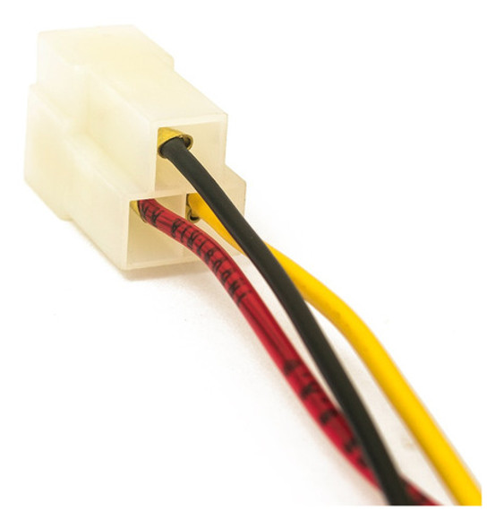 Ficha Universal Hembra De 3 Vias Porta Macho Pack X 5 1