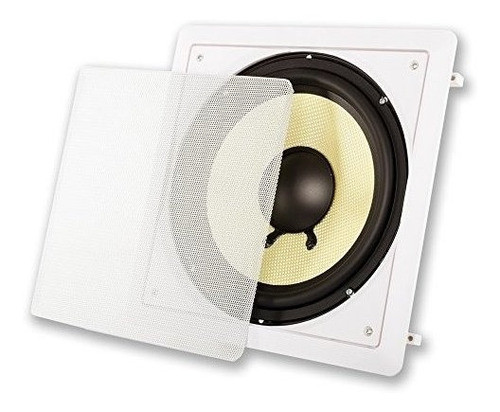 Acustica Audio Hds10 10pulgadas En Pared Kevlar Subwoofer Bl 0