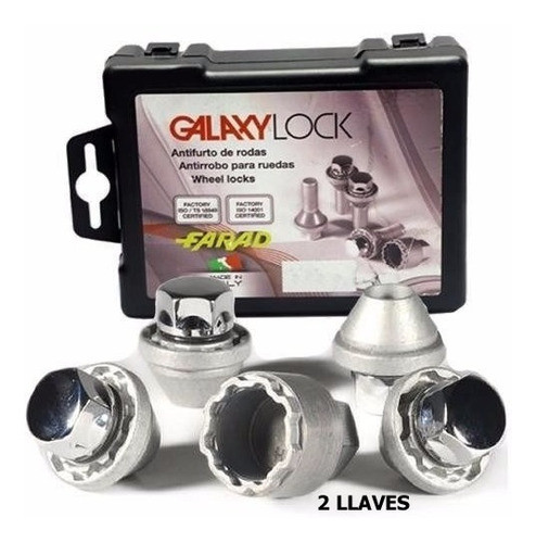 Tuercas Antirrobo Farad Ggiratorias Ford Ecosport Kinetic Ka 1