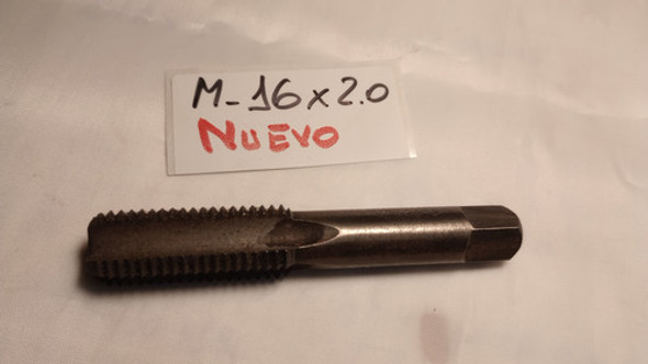 Macho De Roscar  Paso/rosca: Metrica  M - 16 X 2.0  Nuevo 1