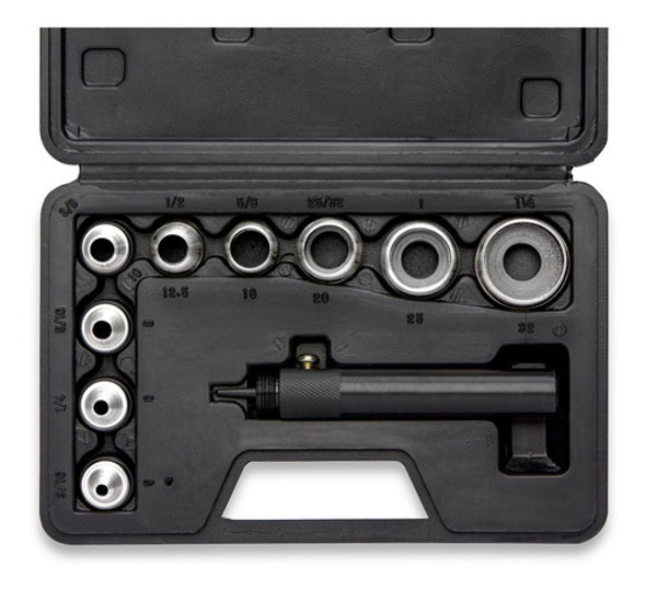 Juego De Perforadoras, Punzon P/cuero Plastico Juntas 10 Pcs 0