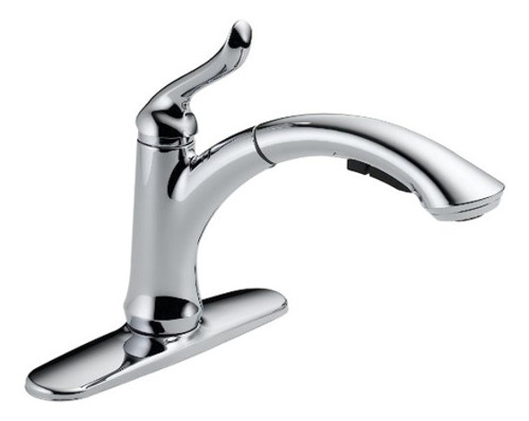 Grifo Delta Tilo Grifo De Cocina Con Mango Único Y Regulable 0