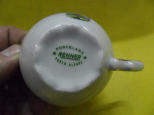 Taza Tacita Cafe Escudo Porto Alegre Renner Porcelana Insign 1