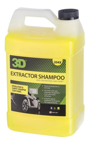 Shampoo Para Máquinas Limpia Tapizados 4lts / 3d Detailiing 0
