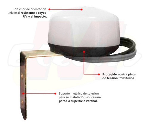 Pack X 10 Fotocelula 800-1600w 4 Cables Kalop Electro Medina 1