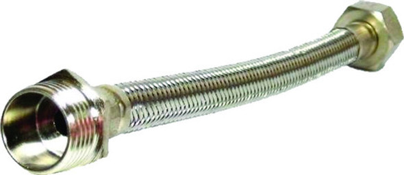 Flexible Mallado Para Agua Ac. Inoxidable 1/2  X 20cm 0