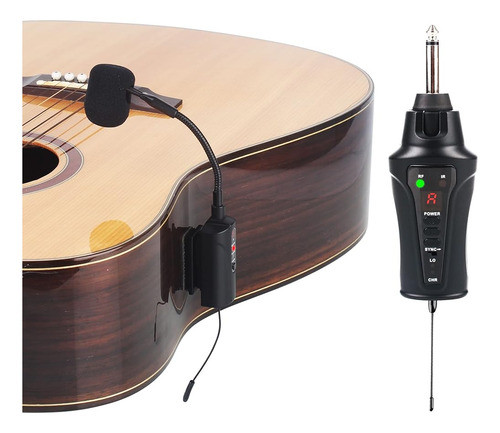 ~? Mamkoes At-5 Micrófono De Guitarra Inalámbrico Uhf Mic In 0