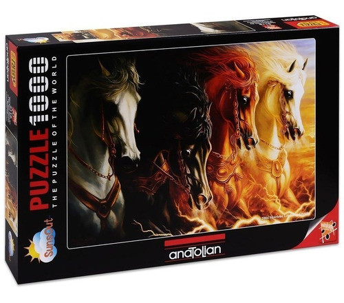 Puzzle 1000 Piezas The Four Horses Anatolian 0