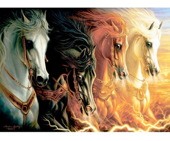 Puzzle 1000 Piezas The Four Horses Anatolian 1