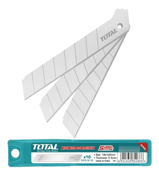 Set Repuesto Para Trincheta 18 X 100mm 10 Unidades - Sc - 0 Set Repuesto Para Trincheta 18 X 100mm 10 Unidades - Sc - 0