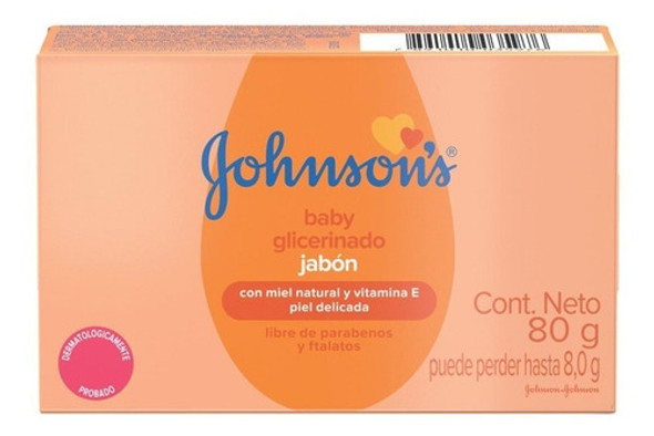 Jabón Johnson's Baby De Glicerina 80g (bultox12) 0