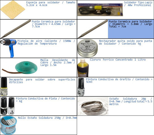 Punta Ceramica Soldador Diametro = 3.8mm Larg 7cm 1