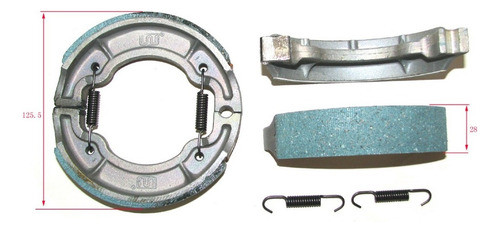 Zapata Cinta De Freno Yamaha Ybr 125 W Standard 1