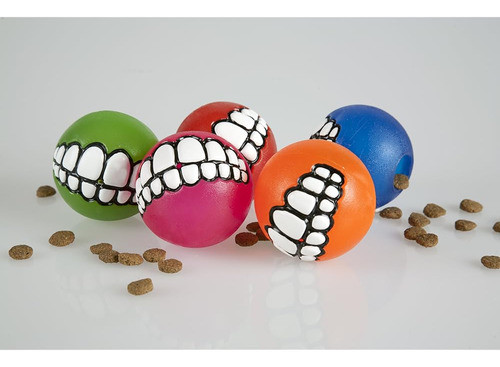 Rogz Fun Dog Treat Ball En Varios Tamaños Y Colores, Mediano 1