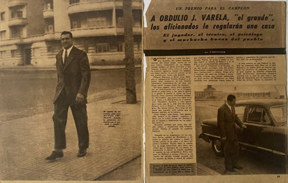 Obdulio Varela Reportaj Clipping Revista Fútbol Déc 50 Ncr06 0