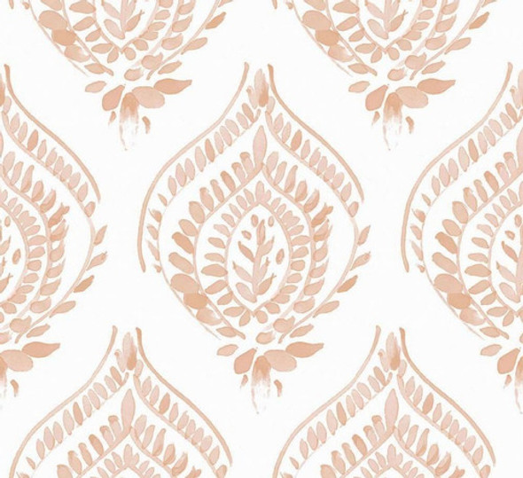 Empapelado Vinilico 56213 Capsula Escudos Naranja Lavable 0