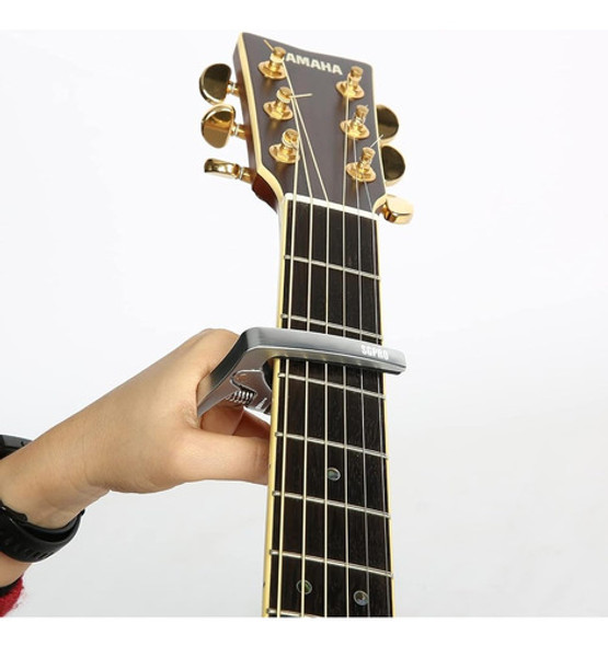 Sgpro Capo Para Guitarras Y Ukelele, Tensión De Resorte Ajus 1
