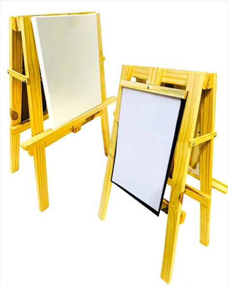 Atril Pizarra 3 En 1 Infantil Niños Bastidor 20 Hojas A3 0