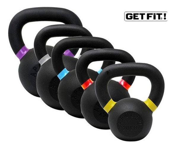 Pesa Rusa 20kg Kettlebell Fundición Mancuerna Cross Get Fit! 1