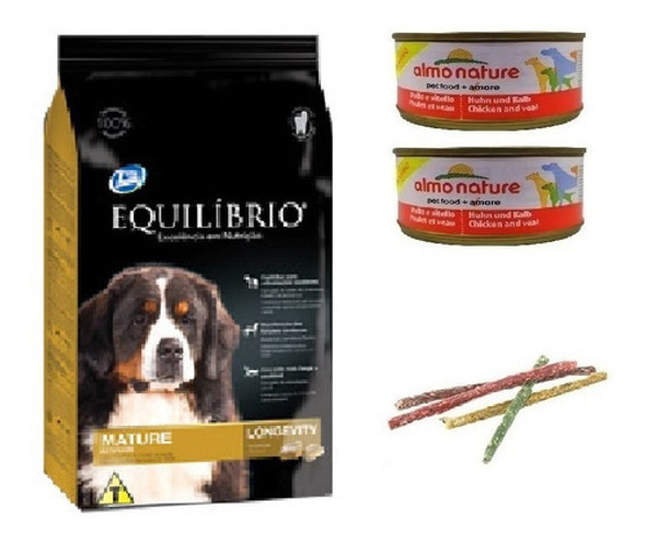 Equilibrio Mature 15k+2 Pate + Snacks +envio Gratis 0