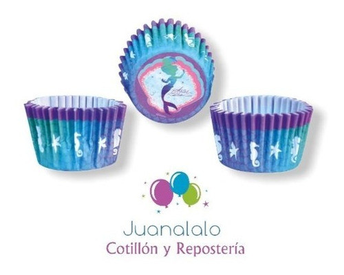 Pirotines Personaje Sirenita Ariel Disney X 25 U Cotillon 0
