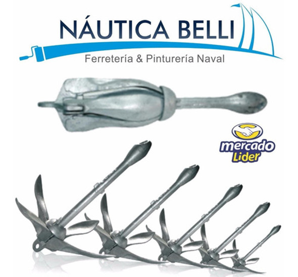 Ancla Plegable 2,5 Kg Compacta Ideal Kayaks Canoas Inflables 1