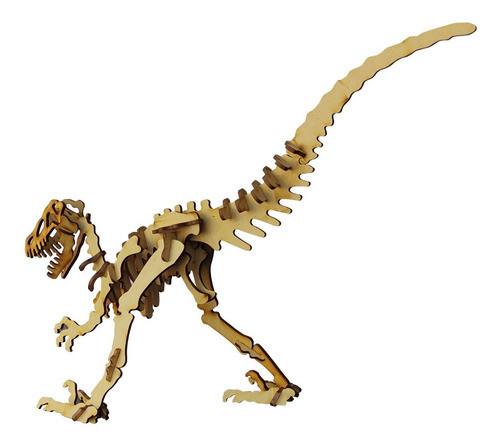 Rompecabezas 3d Dinosaurio Velociraptor Envio Flex 1