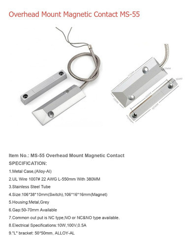 Sensor Magnetico Metal Blindado Exterior. Pack 10 Unidades 1