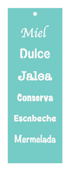 Stenciles Laura Craft Set Conservas Y Especies 1