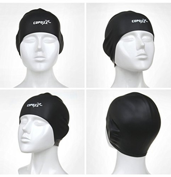 Blanco Gorro De Natación De Silicona Premium Gorro De Nataci 1 Blanco Gorro De Natación De Silicona Premium Gorro De Nataci 1