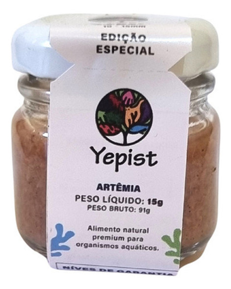 Alimento Yepist Artemia En Conserva 15g Peces Dulce Marinos 0