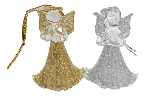 Angel Vidrio Dorado 6cm Monte Kurama 0