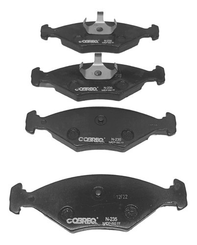 Pastillas De Freno Cobreq Para Vw Gol Saveiro 2005 2006 2007 1