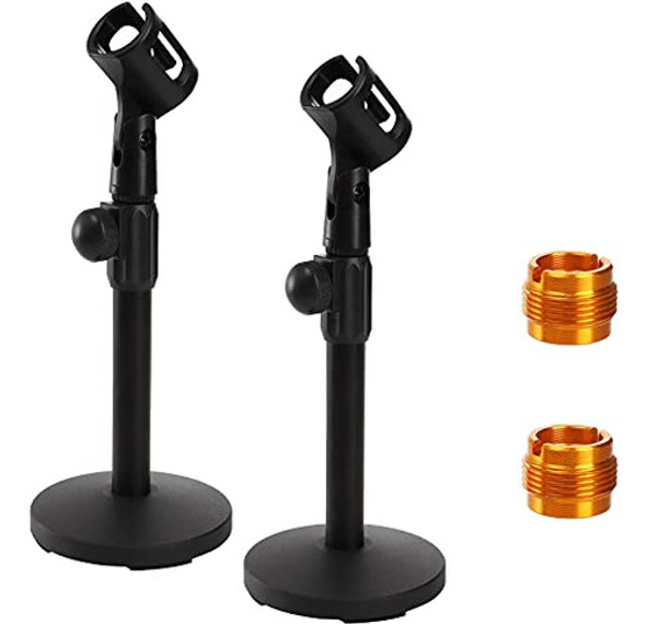 Youeon Paquete De 2 Soportes De Microfono De Escritorio Con 0