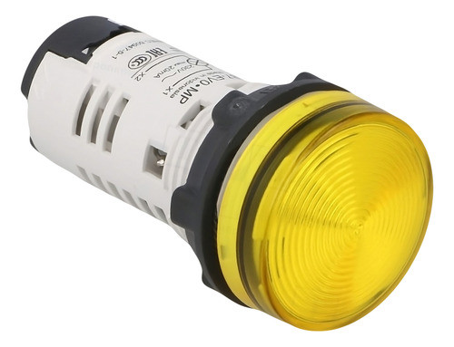 Ojo De Buey Luminoso Led 220v 22mm Color Amarillo Schneider 0