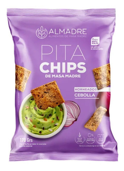 Snacks Pita Chips Cebolla Almadre 170 Grs - 3 Unidades 0