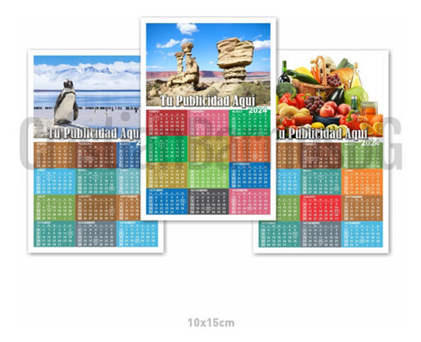 300 Almanaques 10x15cm Con Iman 0 300 Almanaques 10x15cm Con Iman 0