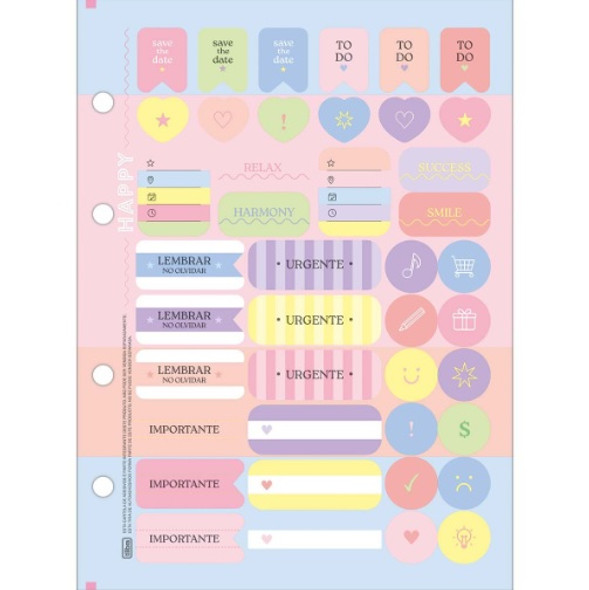 Tiliflex Refill for Happy School Ring Binder – 80 Sheets by Tilibra