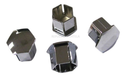 Kitx4 Tapas Cromadas Cubre Bulon Citroen  C3 Picaso Aircross 1