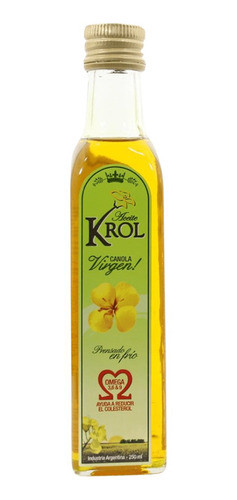 Aceite  Krol  De Canola Virgen 250ml. Sin Tacc 0