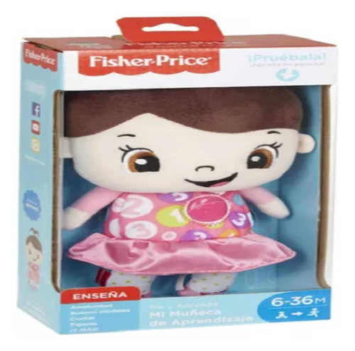Fisher Price Rie Y Aprende Mi Muñeca Aprendizaje Interactivo 1