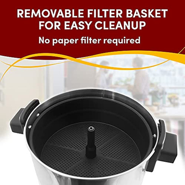 Elite Gourmet Ccm-035 # 30 Taza De Urna De Cafetera Eléctric 1