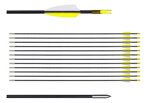 Flechas De Entrenamiento De 31 Pulgadas Para Arco Compuesto 0