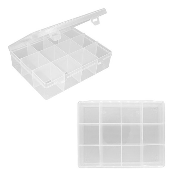 Cajas Plastica Organizadora Con 12 Divisiones Bijou 0