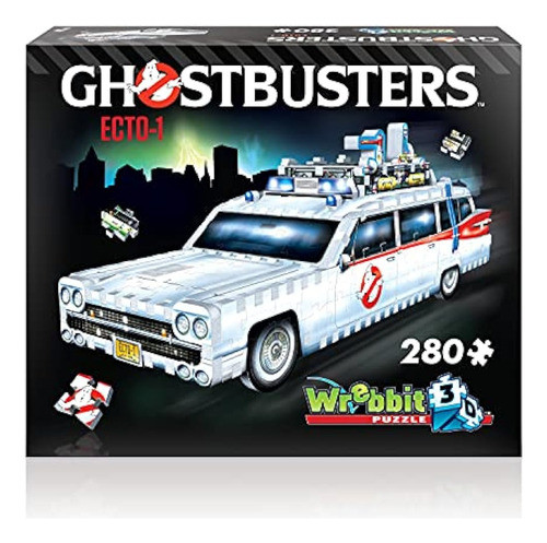 Wrebbit 3d - Ghostbusters Ecto-1 3d Jigsaw Puzzle - 280 Piez 0