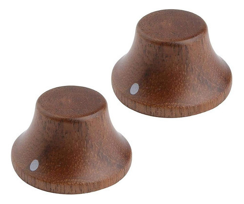 Kaish 4-pack Perillas De Madera Lp / Strat Style Bell Knobs 1