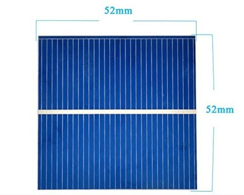 Panel Solar 0.5v 0.86a 0.43w 52x52mm Arduino Robotica 1