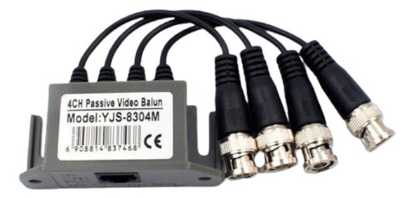 Balun Pasivo 4 En 1 Cctv Camaras Vigilancia Dvr Nvr Rj45 0